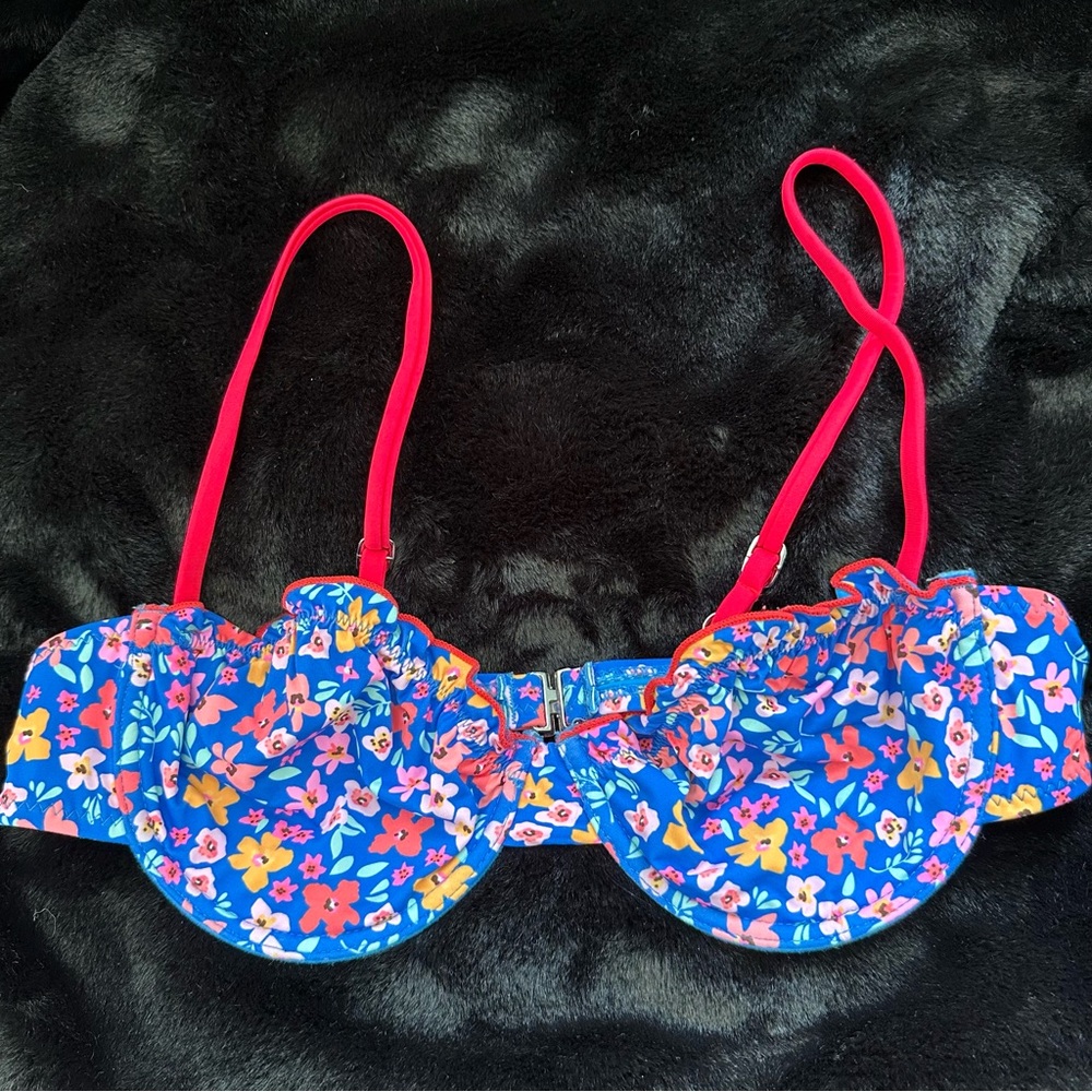 Floral Underwire Bikini Top